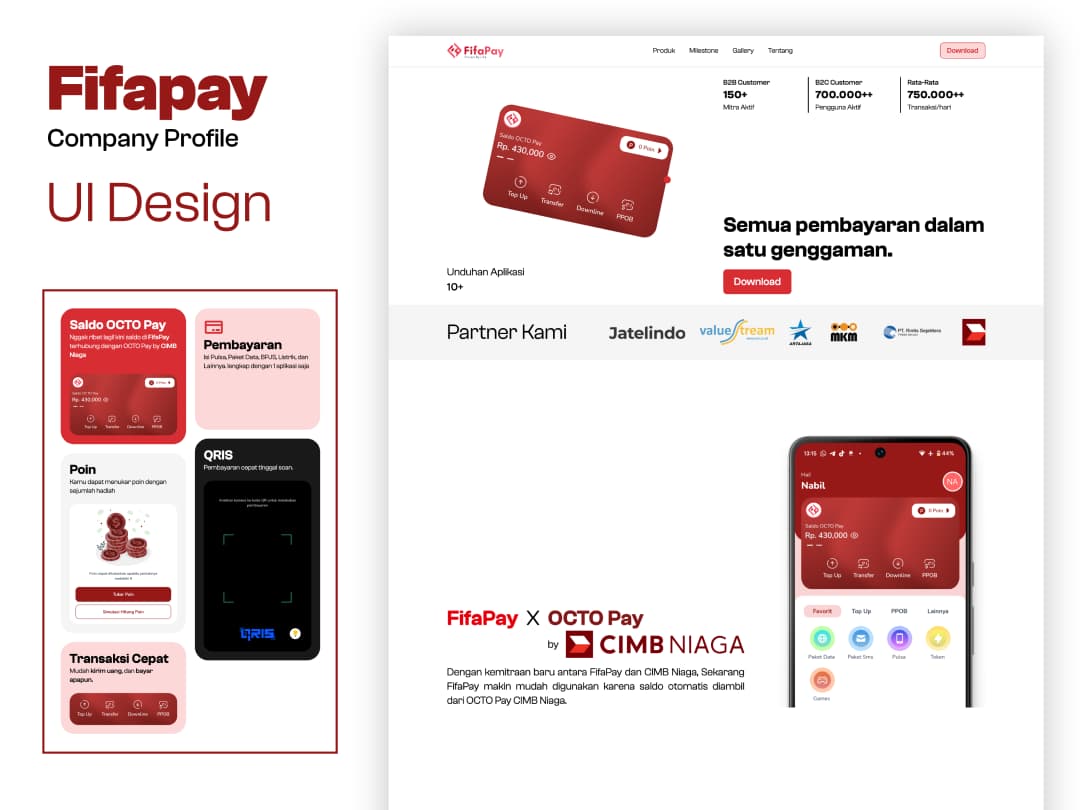Fifapay UI Design Thumbnail